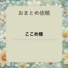 ここめ様おまとめ