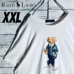 【オーバーサイズ】ポロラルフローレン☆センターロゴ ポロベア Tシャツ 超人気