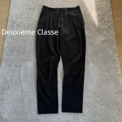 Deuxieme Classe タックテーパードパンツ　黒　38のサムネイル
