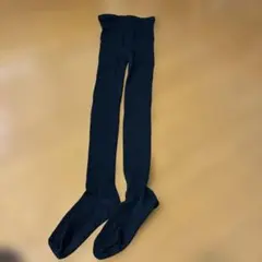 UNIQLO HEATTECH ニットリブタイツ　ブラック　Lサイズ
