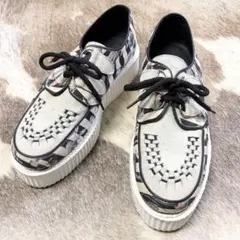 HERMES エルメス Quicker クイッカー ペイント レザースニーカー