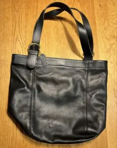 희귀 상태좋음 COACH オールドコーチ トートバッグ 黒 レザートート 4082