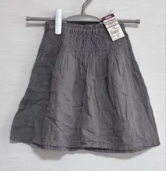 新品タグ付き⭐︎無印良品 ダブルガーゼスモッキングスカート 130サイズのサムネイル