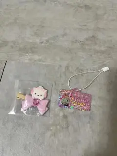 サンリオ　シークレット前髪クリップ　ポチャッコ　さくら　桜