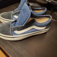Vans ネイビー ブラック スリッポン