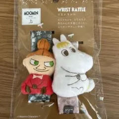 [새상품] 무민 베이비 손목 딸랑이 2개 세트