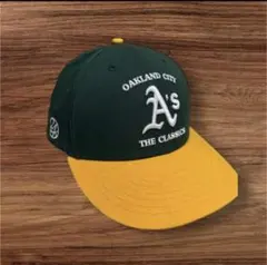 【最終値下げ✨️】A's キャップ グリーン/イエロー