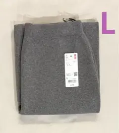 UNIQLOスムースコットンブレンドスカート　グレーL ユニクロ