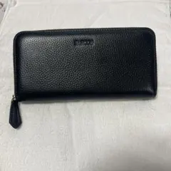 BARCOS 牛革長財布　ブラック