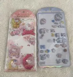 コットンパフィー シナモン & ハローキティ ウォーターシール おすそわけ