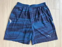 ☆水陸両用☆プーマPUMA ネイビー ストライプ 速乾ショートパンツ Mサイズ☆のサムネイル