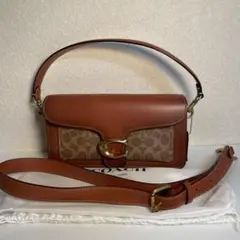 コーチ　タビー ショルダー バッグ 26 シグネチャー キャンバス