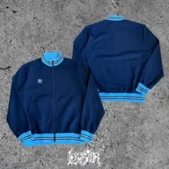 古着 80s adidas トレフォイル トラックジャケット デサント製