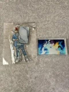 ヒロアカ　轟焦凍　キーホルダー　アクリルブロック