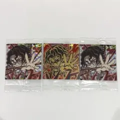 ウエハースシール(にふぉるめーしょん）鬼滅の刃鬼舞辻無惨　無限レア入り3枚セット