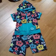 BABY DOLL フード付きセットアップ 80cm