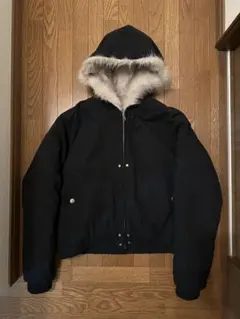 ファー付きジャケット elev サイズM ブラック