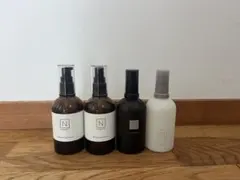 Nオーガニック　ボトル　空き瓶4本セット（ブラウン・ブラック・ホワイト）