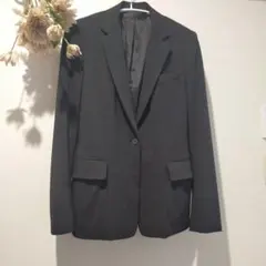 セール⭐DKNYウール混テーラードジャケット 黒 М