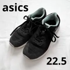 ASICS ランニングシューズ ブラック/ミント　22.5cm