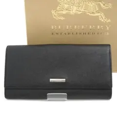 ✨未使用に近い✨　BURBERRY 長財布　ノバチェック　がま口　折り財布
