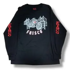 415 clothing フリスコチョッパーズ　ロンt ブラック　L