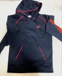 YONEX ウォームアップウェア フード付きパーカー ネイビー