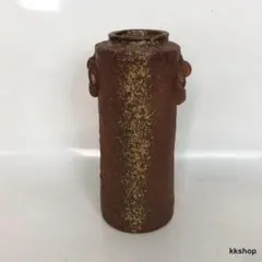 信楽焼 シリンダー 花器 一輪挿し 花入 円筒形 陶器