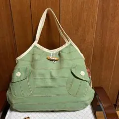 リメイクグラニーバッグ(グリーン）