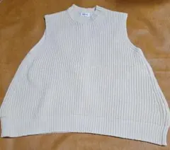 最終★machattコットンAラインベスト★美品のサムネイル