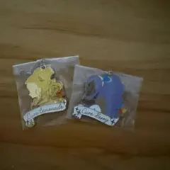 プリキュア 一番くじ F賞 シルエットメタルチャーム 2個