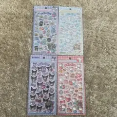 正規品　ボンボンドロップシール　サンリオ　第二弾　4枚セット