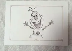 東京ディズニーランド ドローイングクラス オラフ イラスト 新品 アナ雪