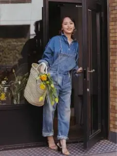 Whim Gazette DENIM ALL IN ONE デニムパンツ