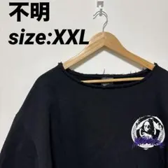 ま*く様 【US古着】スウェット トレーナー ワンポイントロゴ XXL
