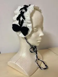 ヘッドドレス かぎ編み ハンドメイド