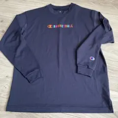 Champion バスケットボール Tシャツ M ネイビー