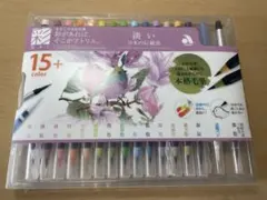 水彩色鉛筆セット 15色以上
