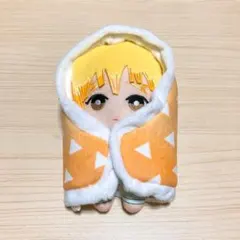 【鬼滅の刃】我妻善逸　ともぬい　蝶屋敷おやすみver. ぬいぐるみ（ポンチョ付）