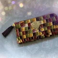 【美品】ATAO リモ　ヴィトロ　L字ファスナー　長財布　セピアボルドーのサムネイル