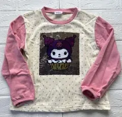 １３０　マイメロ　クロミ　スパンコール　トレーナー