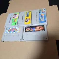 ジャンク品 スーパーファミコン ゲームソフト 5本セット