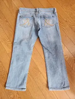 &byP&D　七分デニムパンツ