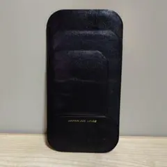 JAPAN AIR LINES カードケース ブラック
