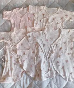 Disney 短肌着50cm＋コンビ肌着 60cm セット　2セット