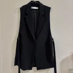 ZARA ブラック ベスト XS