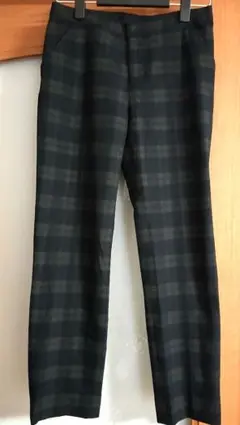 J.PRESS ストレッチ フィット チェック柄パンツ