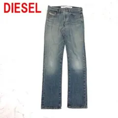 A7083 ディーゼル デニム ジーンズ ストレート 綿 ボタンフライ 青 27