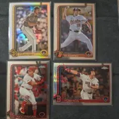 topps chrome 日本人4選手 セット