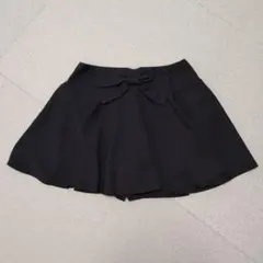 ★値下げ【きれい目な中古】黒 ミニ丈 キュロット スカート Mサイズ